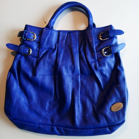 aldo blue bag